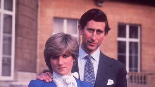 24th february 1981 charles, prince of wales, and diana, princess of wales, 1961 1997 at buckingham palace in london on the occasion of their engagement photo by central pressgetty images