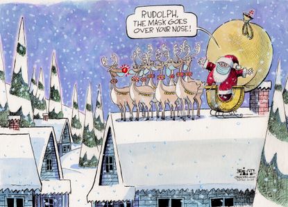 Editorial Cartoon U.S. Christmas COVID | The Week