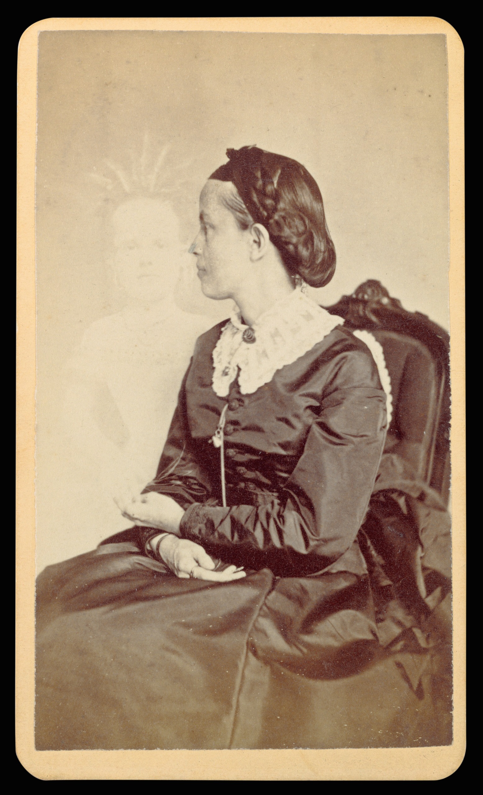 A spirit photograph by William H. Mumler