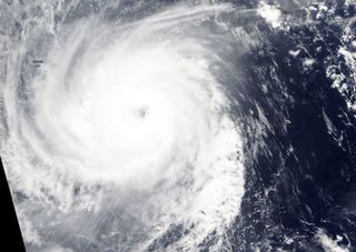 The Aqua satellite captured this view of Typhoon Yutu on Oct. 25, 2018.