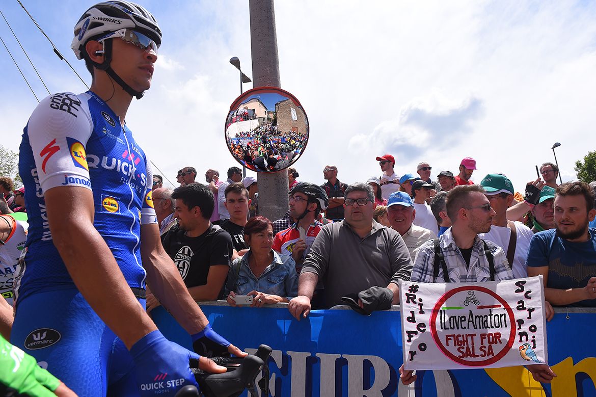 Davide Martinelli ahead of stage 14 of the Giro d'Italia