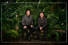 Hosts Ant and Dec sat in a jungle at the start of I'm A Celebrity 2023