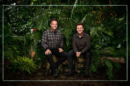 Hosts Ant and Dec sat in a jungle at the start of I'm A Celebrity 2023
