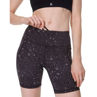 sweaty betty leopard power shorts