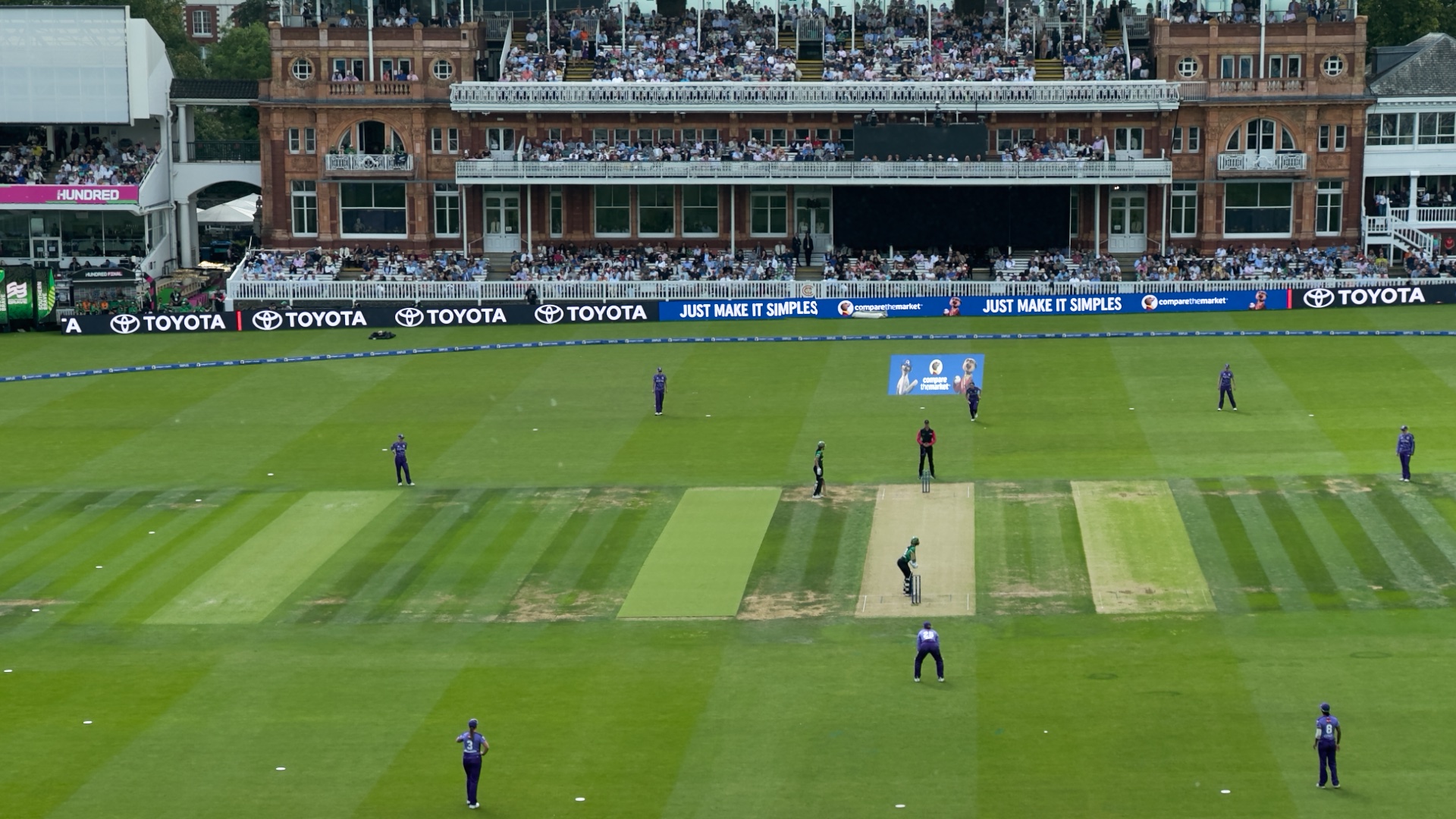 Northern Superchargers Women field and Southern Brave women bat at Lord&#039;s at The Hundred finals on 31 August, 2025.