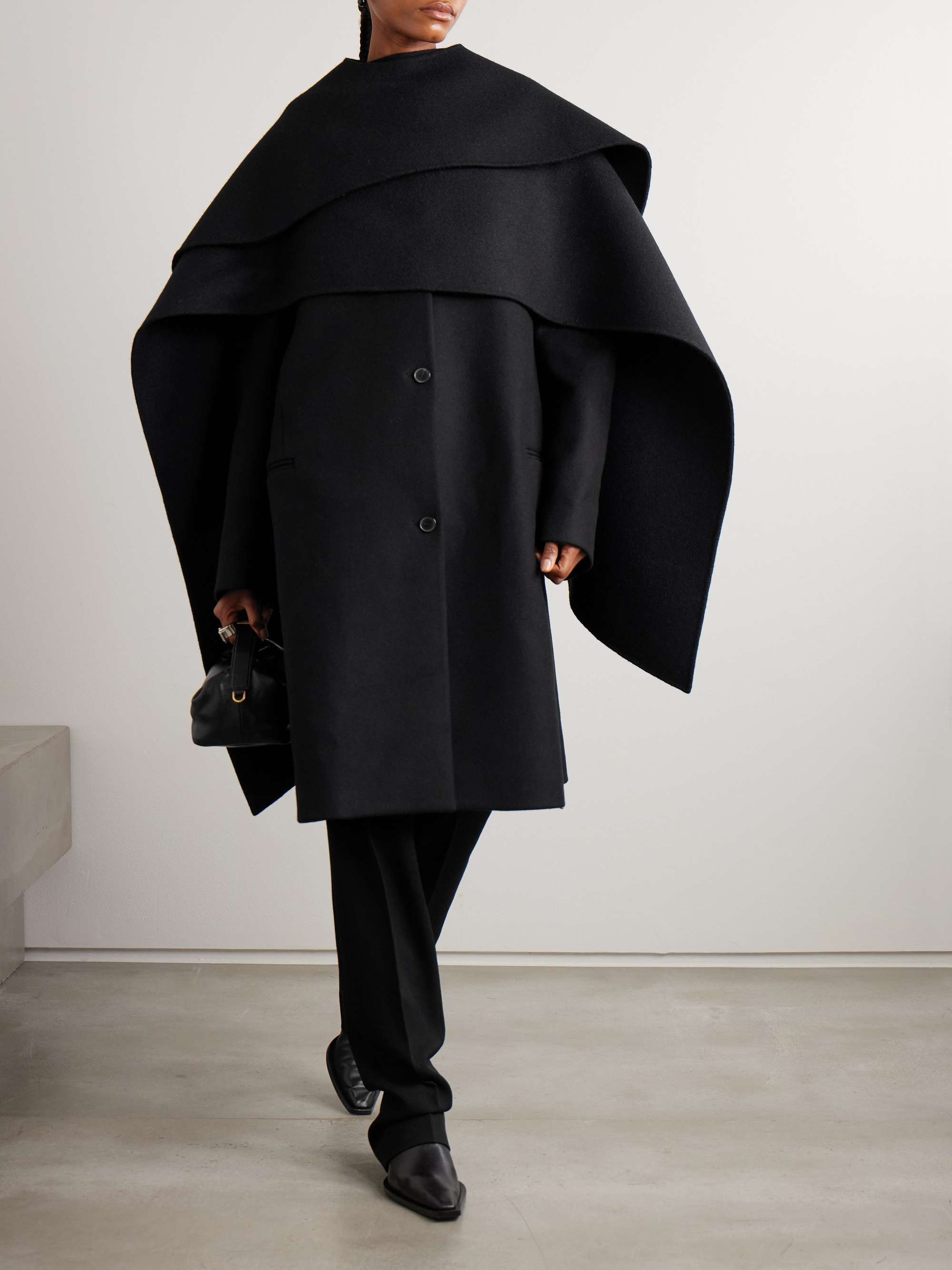 Cora Wool and Cashmere-Blend Coat