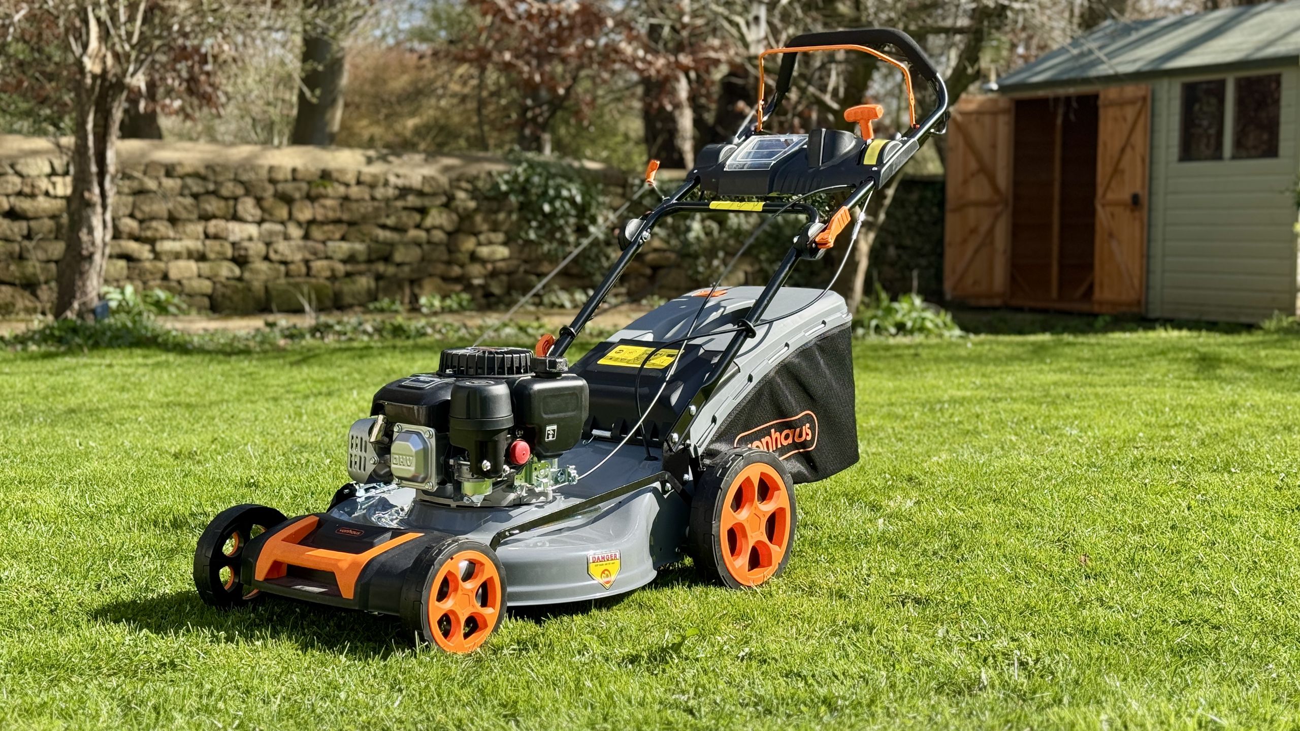 Vonhaus 171cc Petrol Lawn Mower review: a great-value wide-beam mower for larger lawns