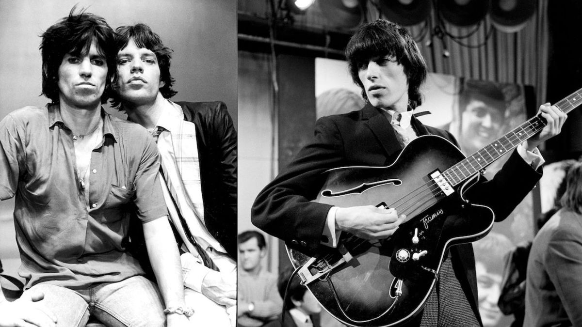 Guitarist Keith Richards and singer Mick Jagger of the Rolling Stones during rehearsals in May 1978. English bassist Bill Wyman of The Rolling Stones, during rehearsals for an episode of the Friday night TV pop/rock show &#039;Ready Steady Go