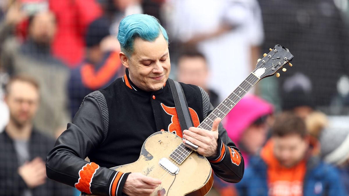 Jack White performing live