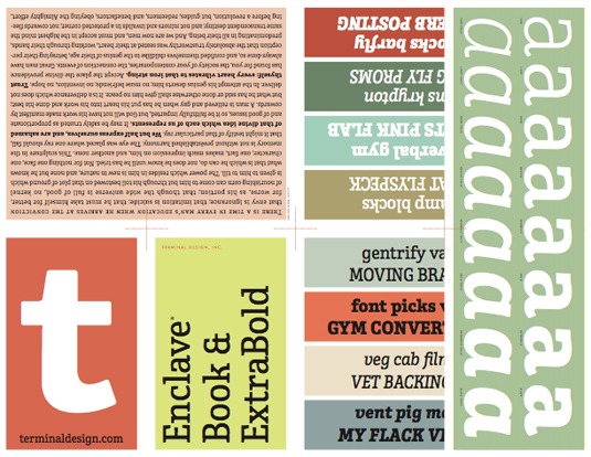 Fonts: Enclave