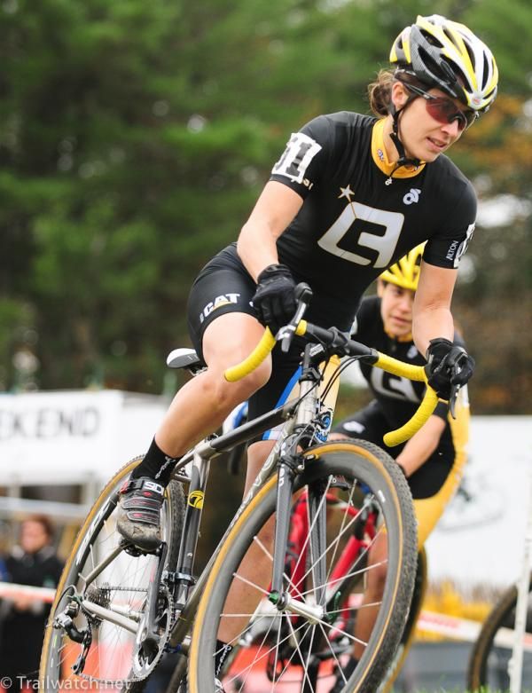 Andrea Smith (Ladies First Racing) was on the gas early today