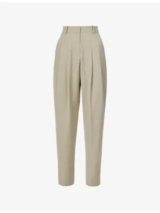 Gelso High-Rise Pleated Woven Trousers