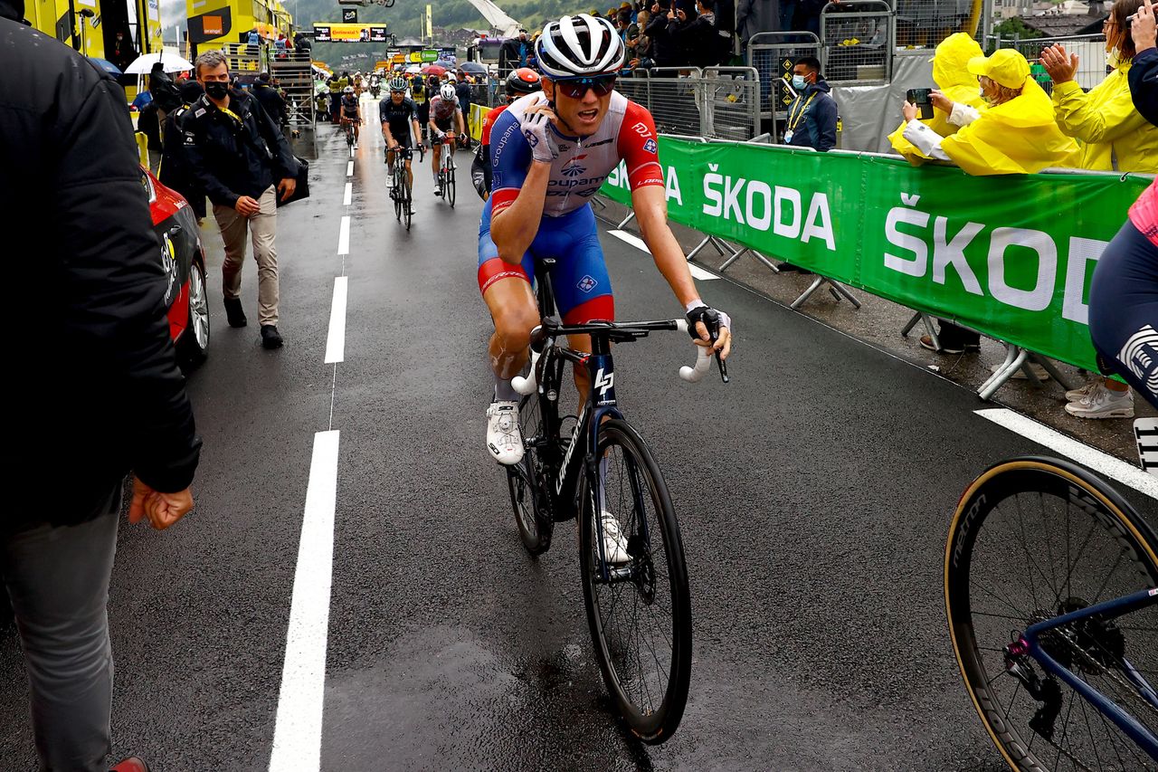 Tour de France 2021 108th Edition 8th stage Oyonnax Le GrandBornand 1508 km 03072021 David Gaudu FRA Groupama FDJ photo Luca BettiniBettiniPhoto2021