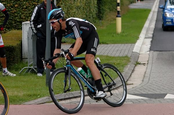 Alex Dowsett (Sky) was part of the day's four-man break.