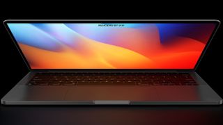 Mockup of the MacBook Pro M1X courtesy of Renders by Ian