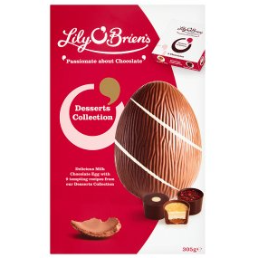 Lily O'Brien's dessert collection Easter egg