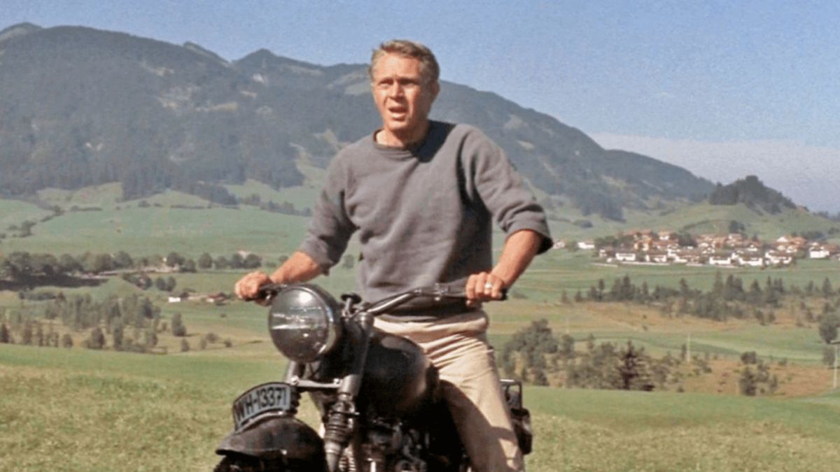 Steve McQueen in The Great Escape