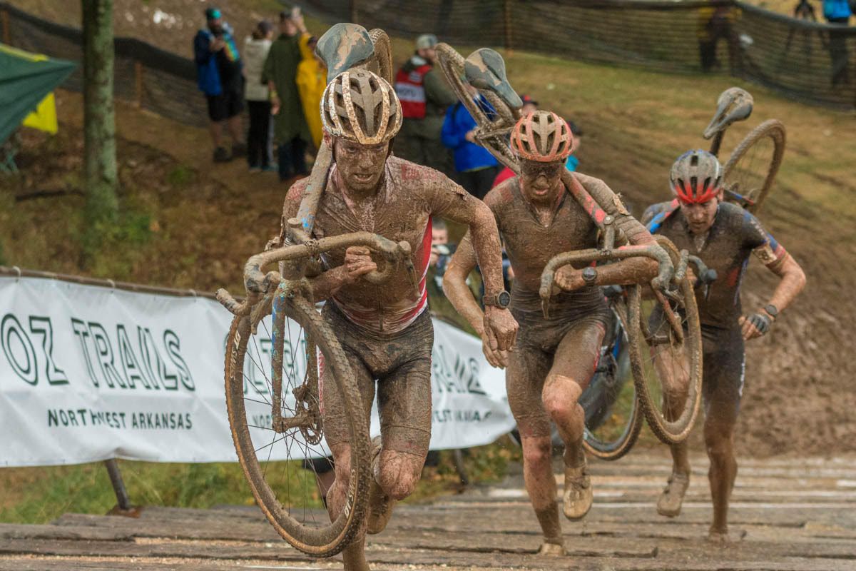 The UCI Cyclo-cross World Cup in Fayetteville, won by Quinten Hermans ahead of Eli Iserbyt
