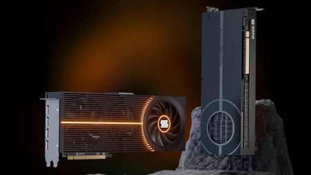 Lisuan LX 7G100 graphics card with front and back views.