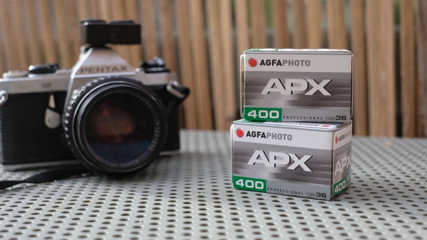 Photograph of AgfaPhoto APX 400 35mm film roll