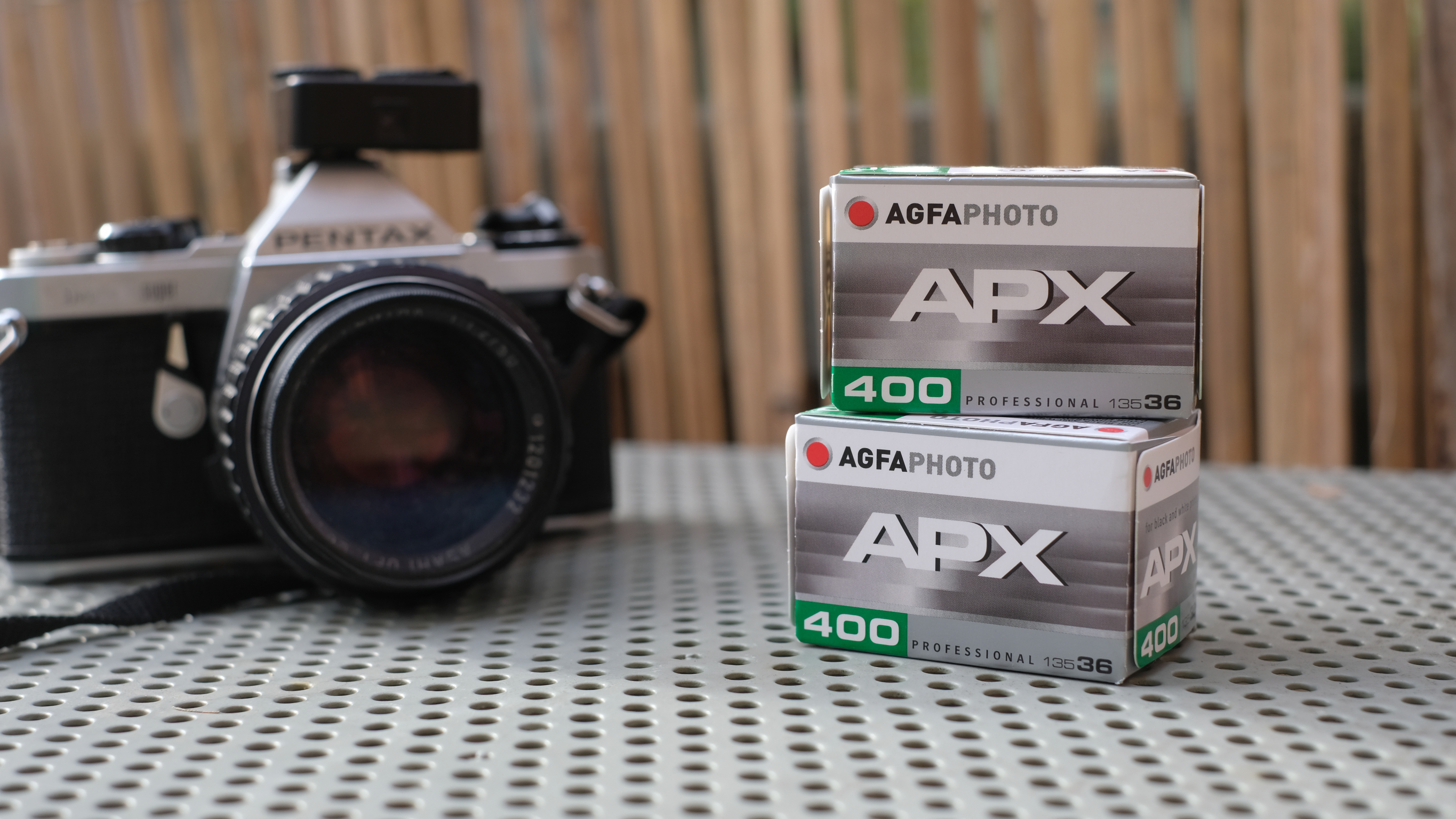 Photograph of AgfaPhoto APX 400 35mm film roll