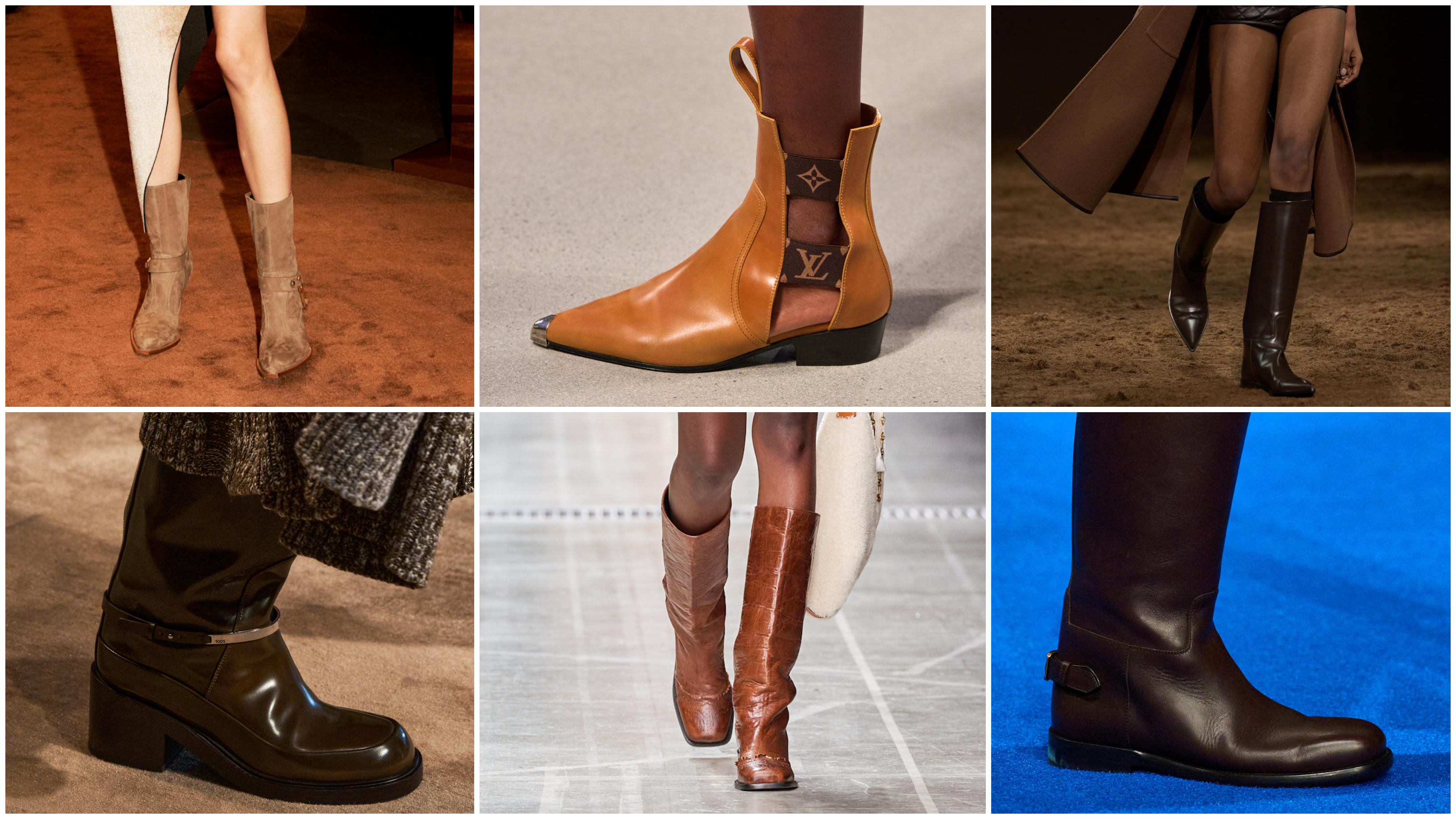 Schiaparelli, Louis Vuitton, Hermès, Tod's, Ermanno Scervino, and Burberry