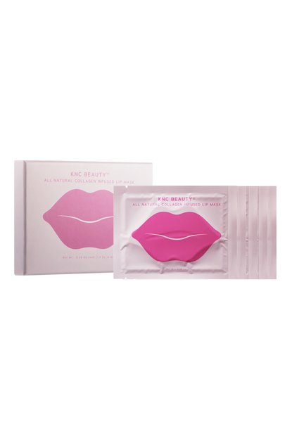 KNC Beauty Lip Mask, 5 Pack with Zippered Pouch
