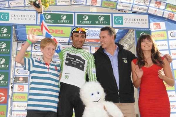 Kristian House (Rapha Contador) wins the KOM jersey