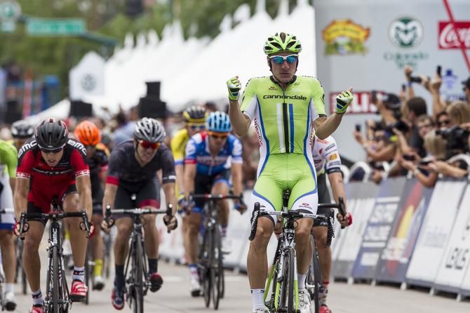 Elia Viviani (Cannondale) wins stage 4 in Colorado Springs