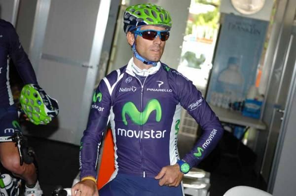 Valverde (Movistar) is making his return after a doping ban