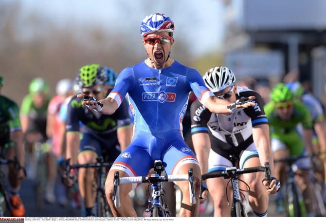 Nacer Bouhanni (FDJ.fr) wins stage 1 of Paris-Nice