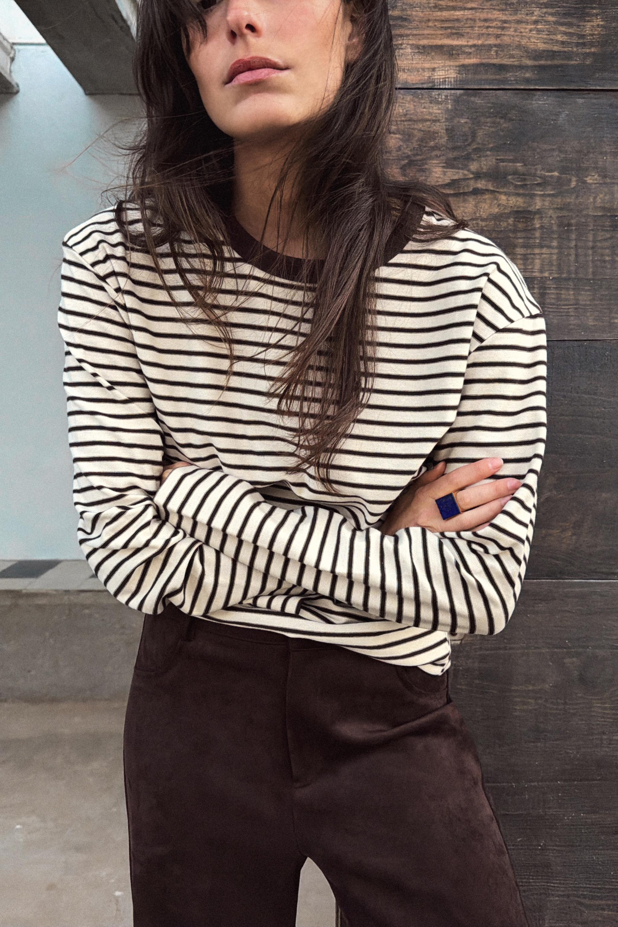 Striped Long Sleeve T-Shirt