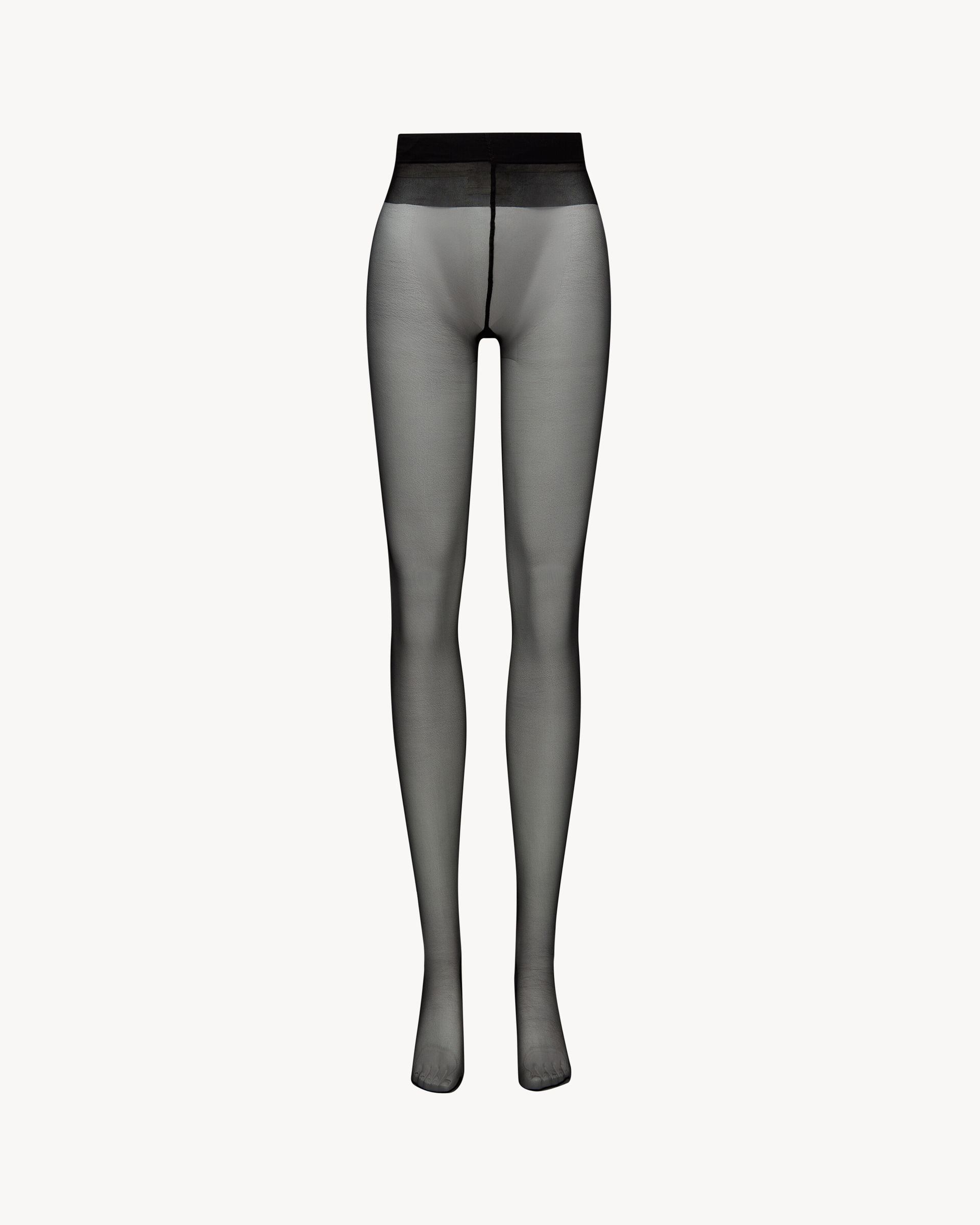 Sheer Black Cassandre Tights
