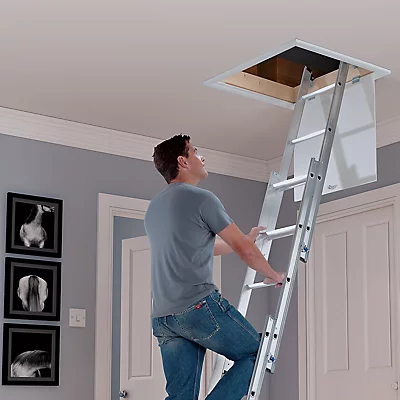 3 section 12 tread Tilt &amp;amp; turn right Loft Ladder
