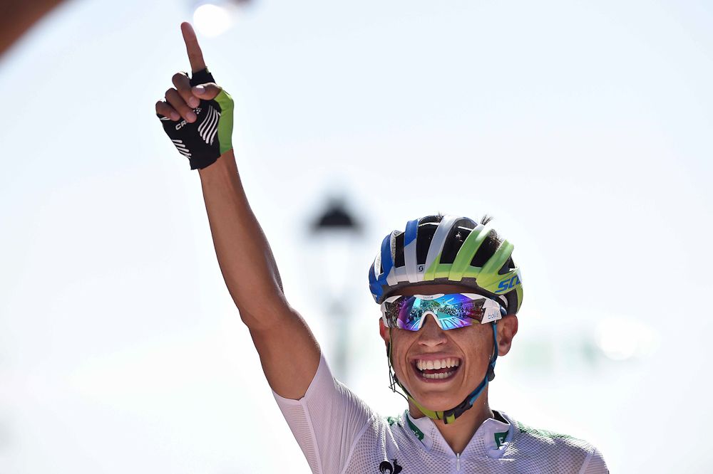 Estaban Chaves takes another win at the 2015 Vuelta.