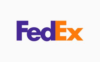 The FedEx logo, one of the most iconic logo designs