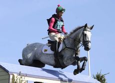 Lauren Shannon riding Gentel Lux at Blenheim Horse Trials