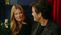 Michelle Stafford and Michael Damian as Phyllis and Danny smiling in The Young and the Restless