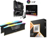 Corsair  Vengeance RGB 32GB (2 x 16GB) DDR5 6400 + Asus ROG Crosshair X870E Apex + AMD Ryzen 7 9800X3D