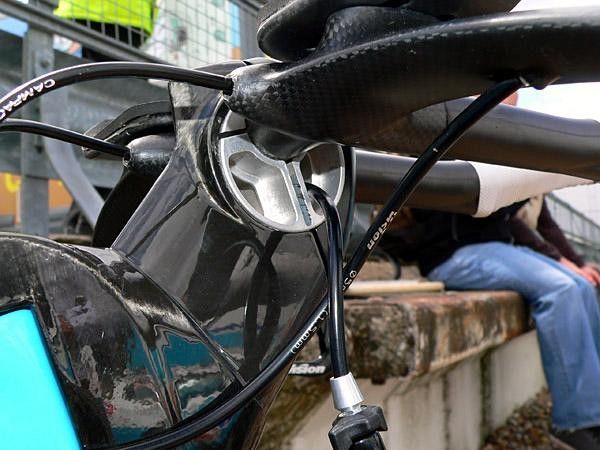 A unique handlebar clamp