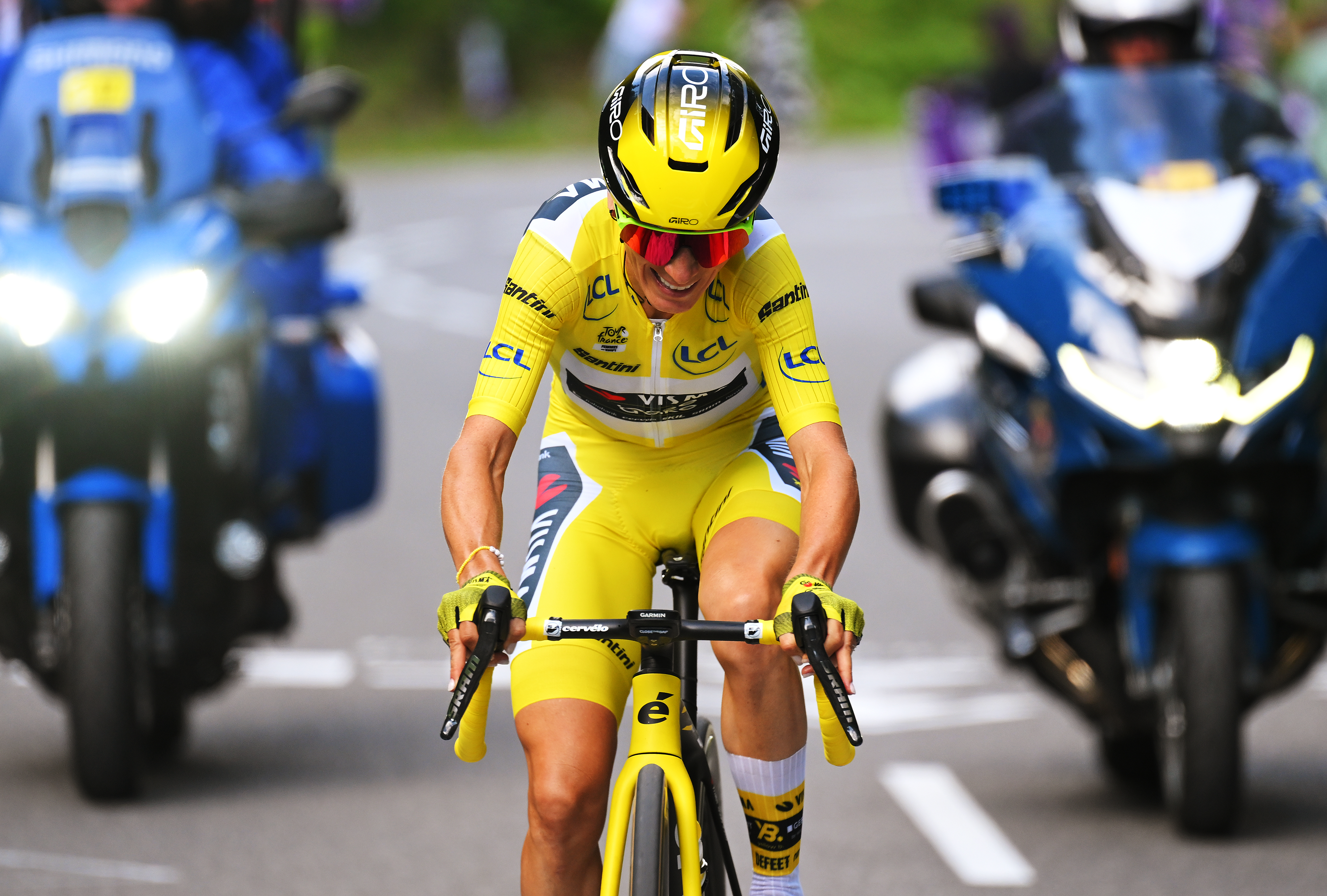 Pauline Ferrand-Pr&eacute;vot at the Tour de France Femmes in 2025
