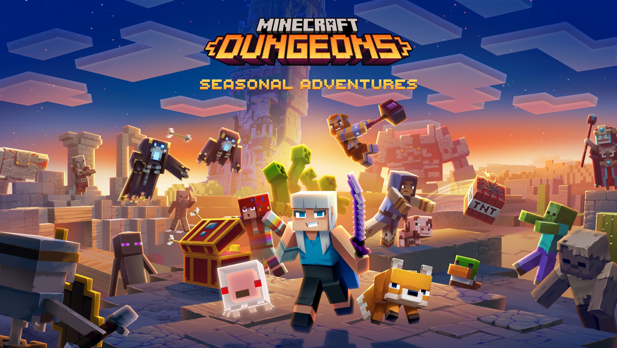 Minecraft Dungeons 'The Cloudy Climb' Features and everything we know