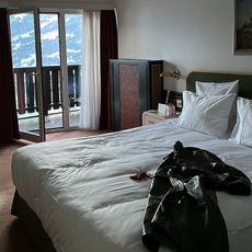 a photo featuring the Experimental Chalet Verbier in the Swiss Alps