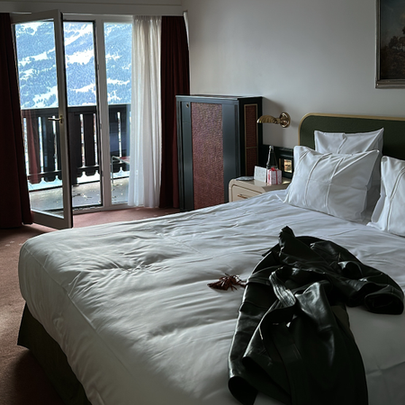 a photo featuring the Experimental Chalet Verbier in the Swiss Alps