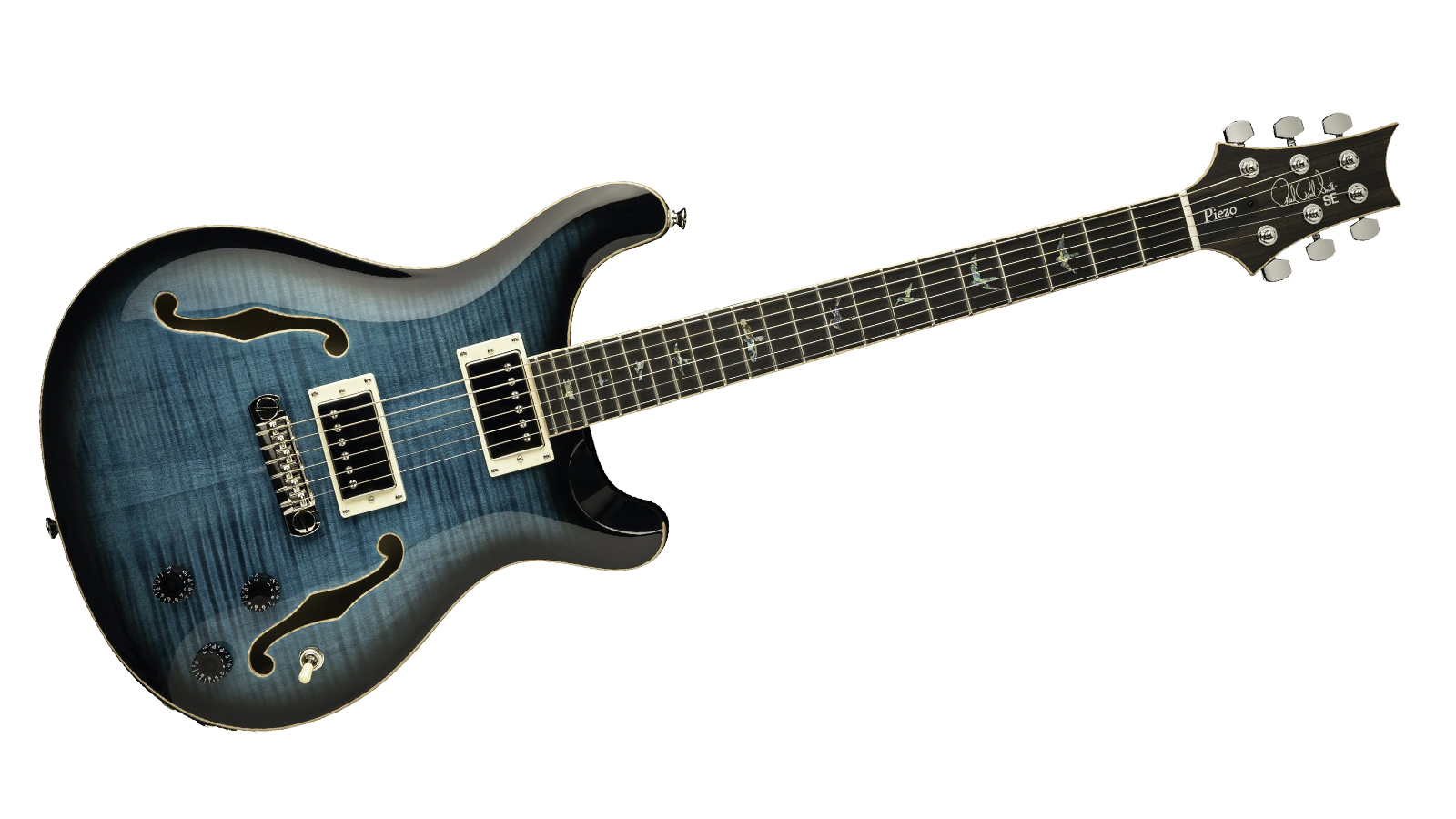 Best semi-hollow guitars: PRS SE Hollowbody II Piezo