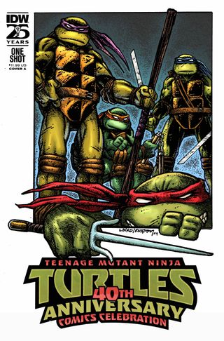 Covers for Teenage Mutant Ninja Turtles: 40th Anniversary Comics Celebration