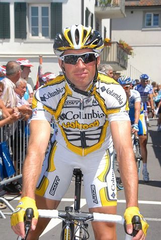 Michael Albasini (Team Columbia-Highroad) at the start of stage five.