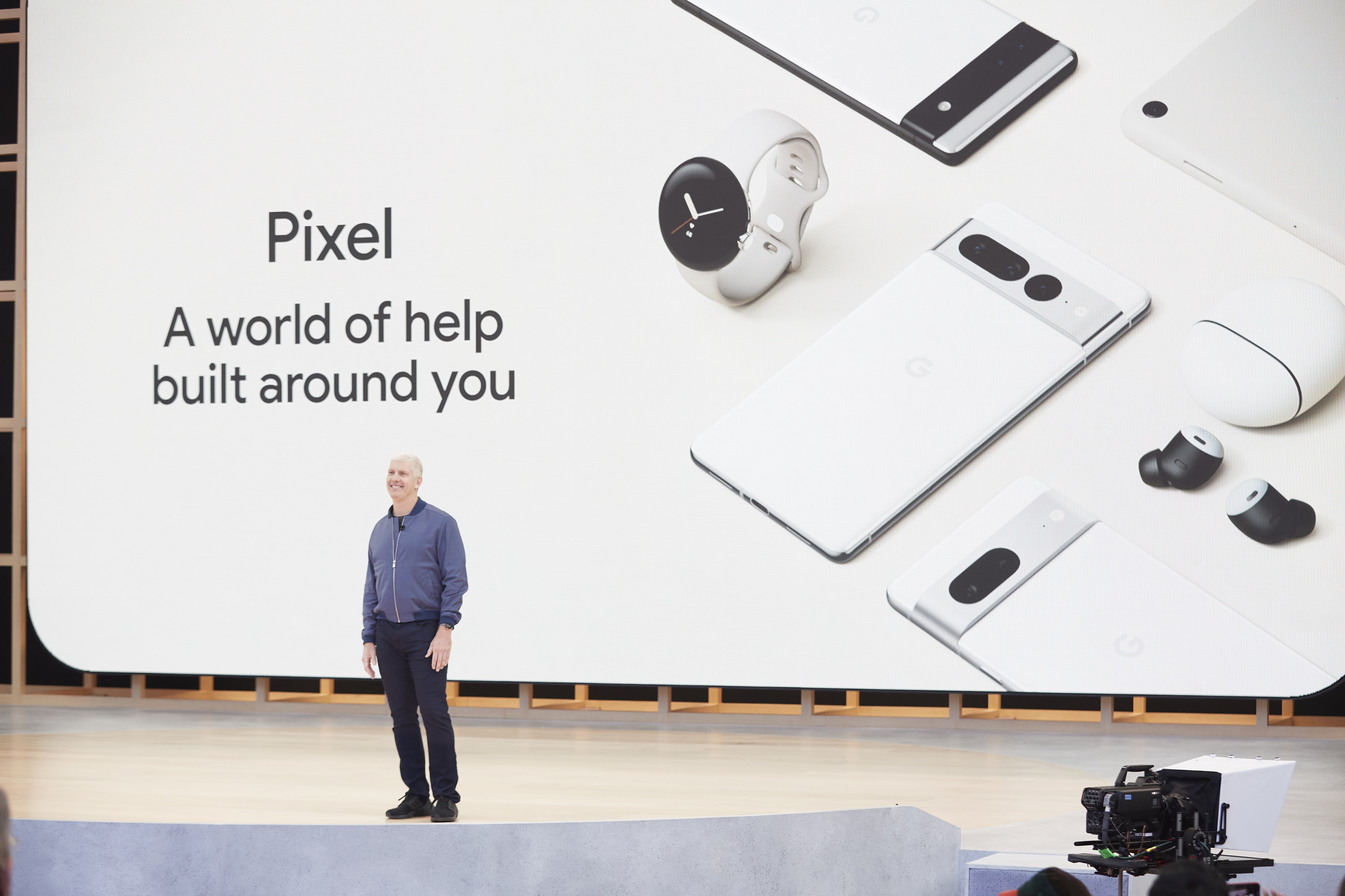 Rick Osterloh with Pixel family of devices