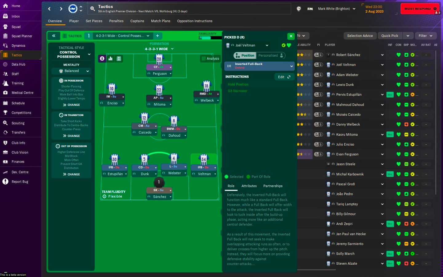 What tactics have you found best on this years football manager