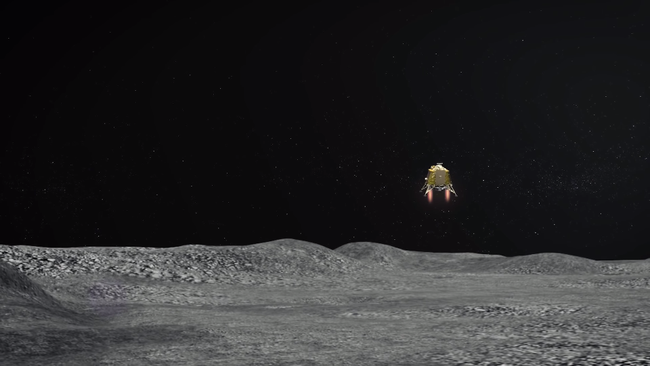 See How India's Moon Lander Will Reach the Lunar Surface (Video)
